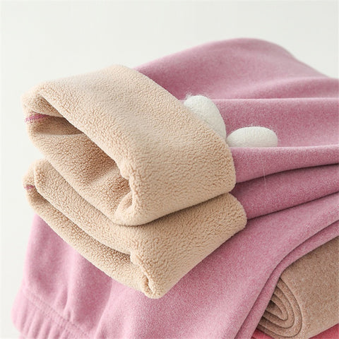 Women Cashmere winter Wool Warm Thermal suit (top+pant)