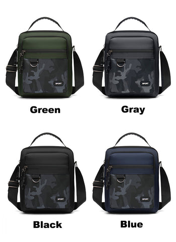 Camouflage Oxford Crossbody Nylon Sling Side Bag