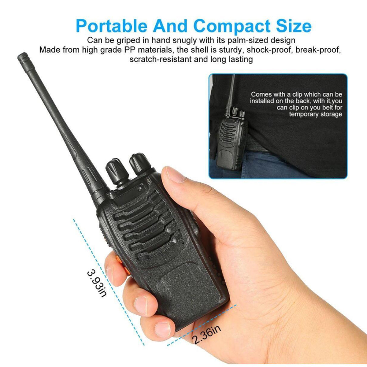 Baofeng BF-888S Walkie Talkie Two-way Radio Set