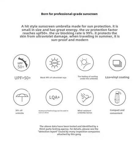 Portable Capsule  Sunscreen Umbrella  Umbrella 6 Ribs Mini Umbrella Pocket size Windproof Rainproof Sun Protection