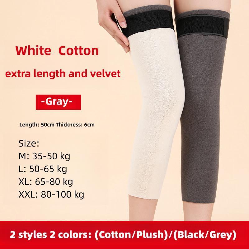 Velvet Cashmere Knee Warmer Non-Slip Elastic Legging