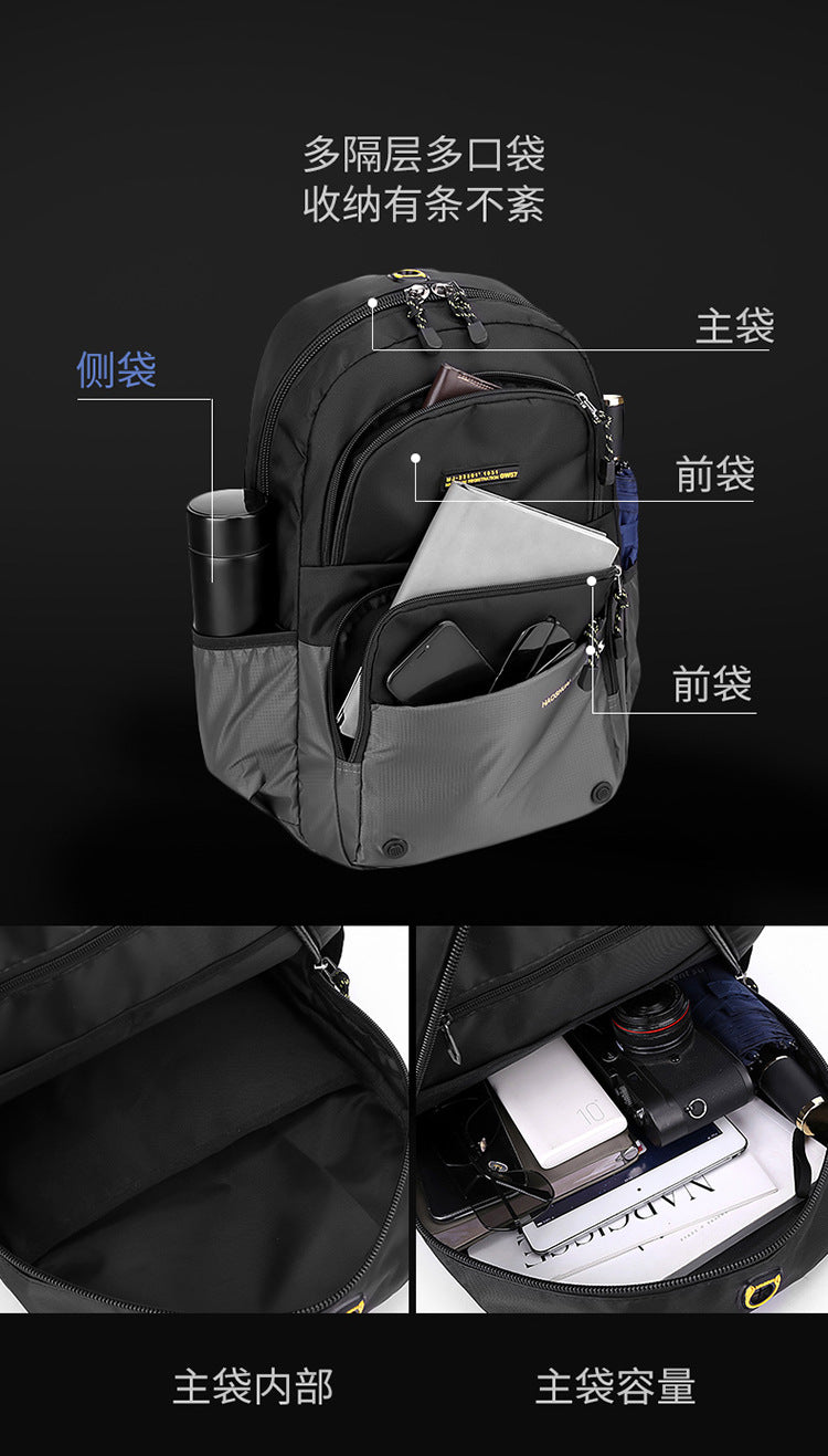 Multifunctional Nylon Business student office backpack