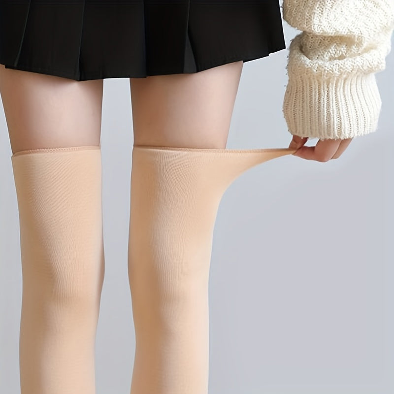 4pcs Cashmere Long Socks VELVET thigh high Socks -5°