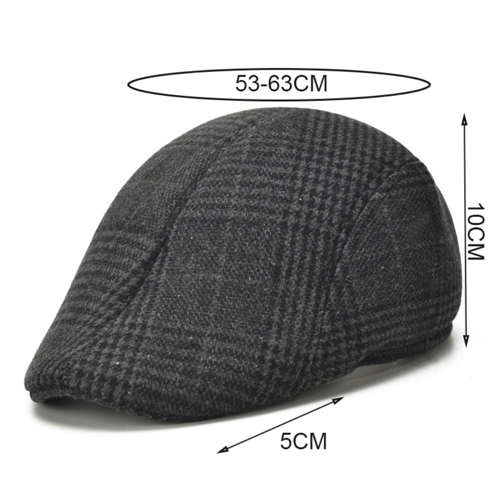 Winter Cap Men Beret Flat Cap - Cap Beret Hat