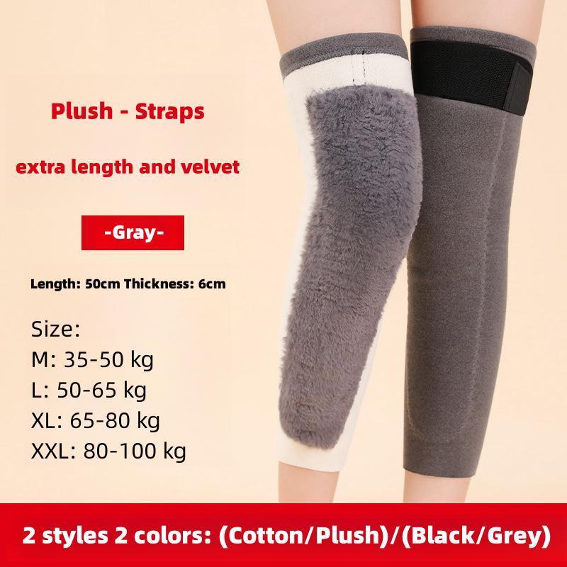 Velvet Cashmere Knee Warmer Non-Slip Elastic Legging