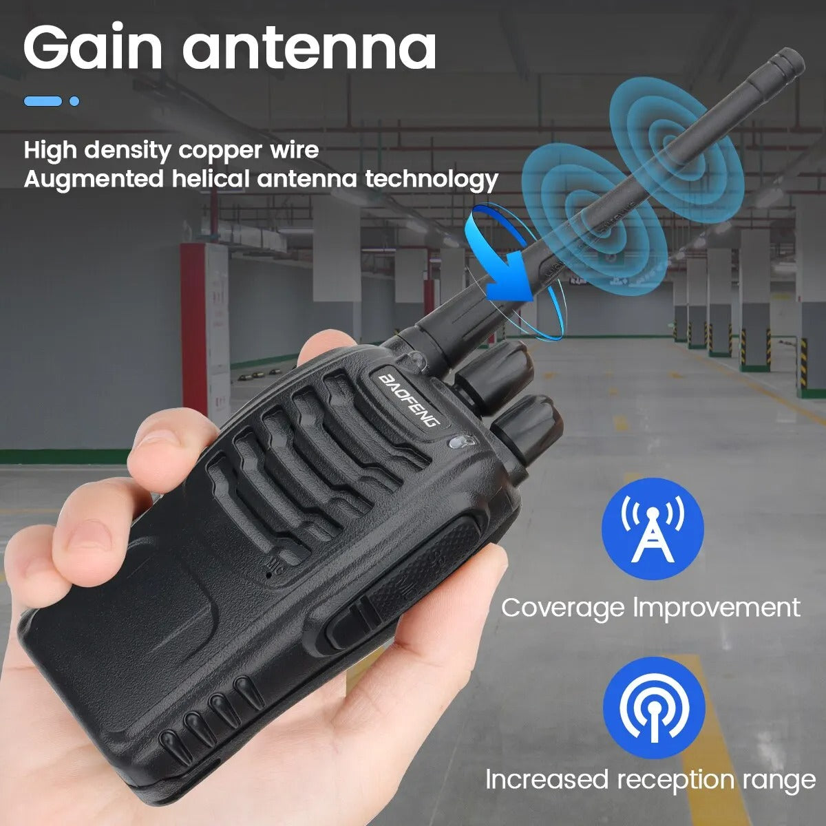 Baofeng BF-888S Walkie Talkie Two-way Radio Set