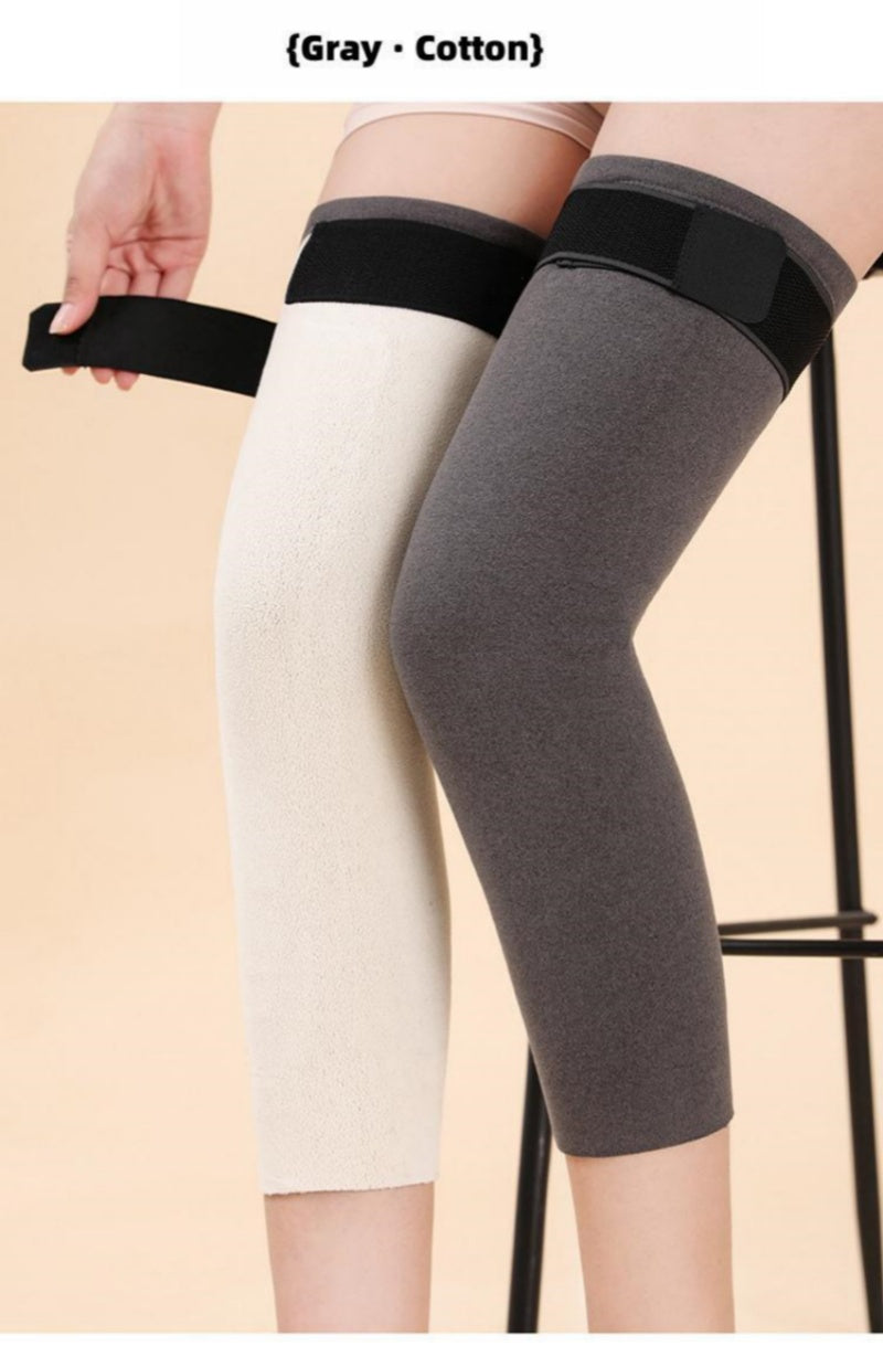 Velvet Cashmere Knee Warmer Non-Slip Elastic Legging