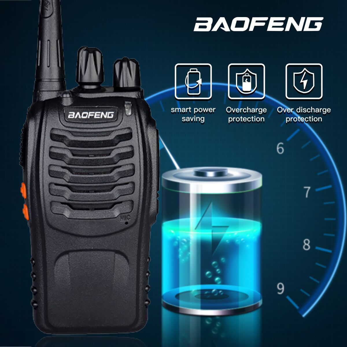 Baofeng BF-888S Walkie Talkie Two-way Radio Set