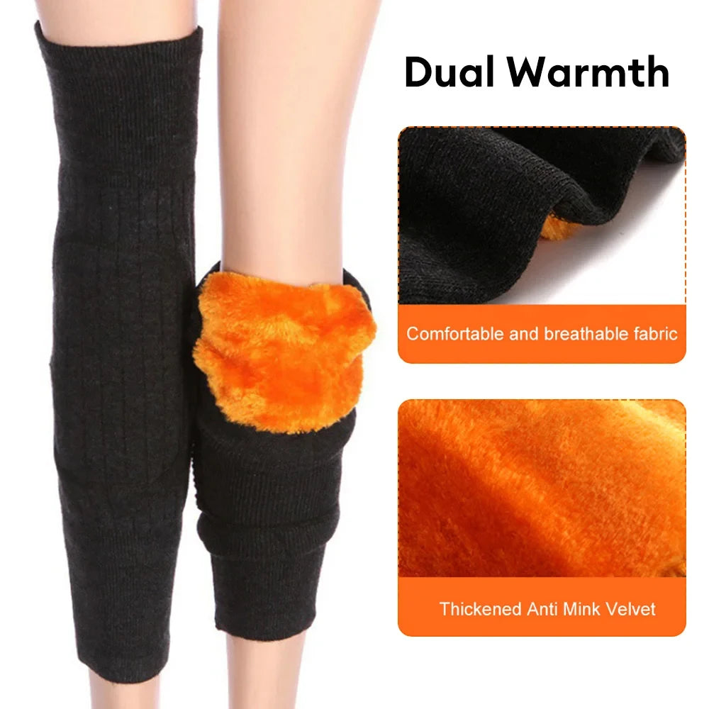 2 Pcs Wool Winter Cashmere Kneecap - 2 Pcs Warm Knee Cap