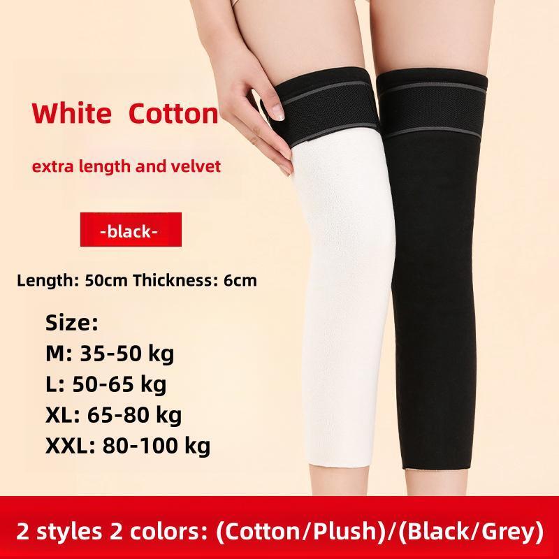 Velvet Cashmere Knee Warmer Non-Slip Elastic Legging