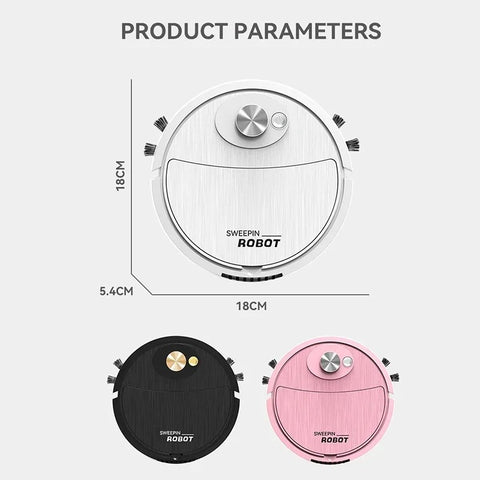 Wireless Smart Sweeping home office Robot Cleaner