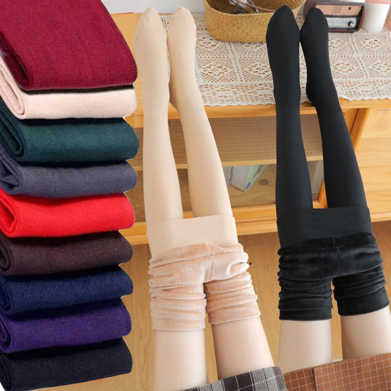 Warm Velvet Tights Leggings stocking with socks °-30