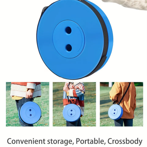 Portable Retractable Foldable Stool with Load Capacity of 400lbs for camping & Umrah hajj