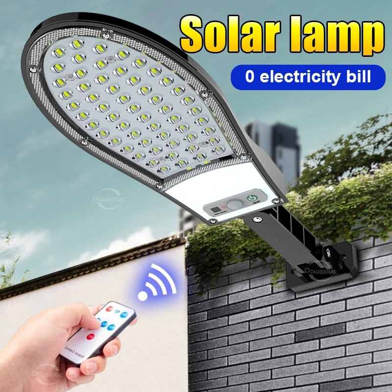 1000W LED Solar Lights Outdoor Garden Street Light With Motion Sensor