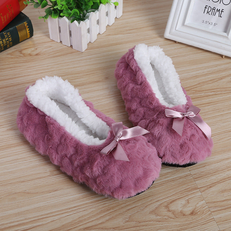 Fluffy Female Indoor Floor Slipper Women's Winter slippers