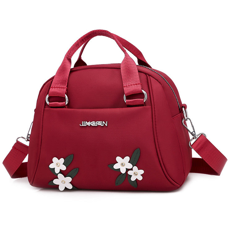 Embroidered Printed Women's Luxury Designer Handbag, Girls Fashion Bag