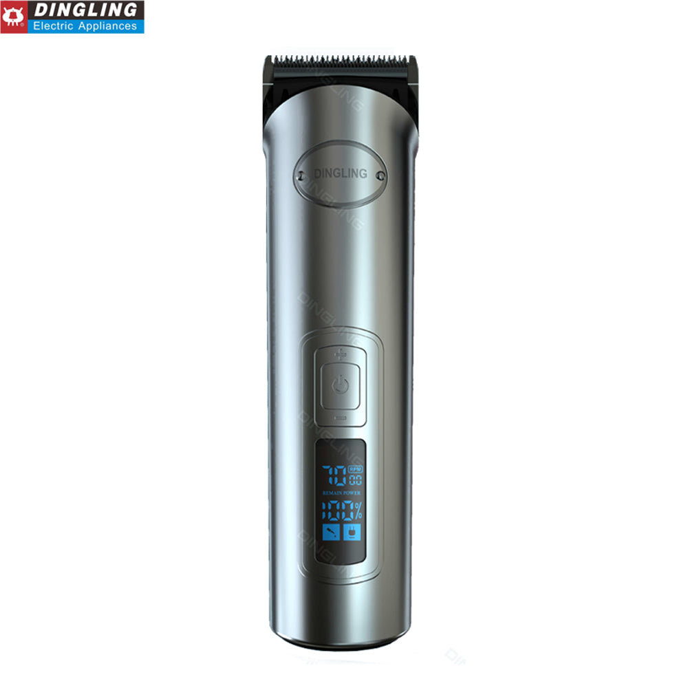 DingLing RF-696 LCD Professional Hair Clipper Electric Hair Trimmer