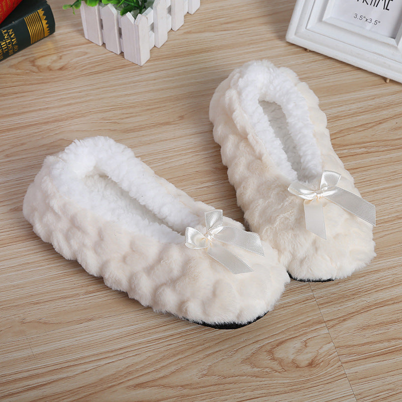 Fluffy Female Indoor Floor Slipper Women's Winter slippers