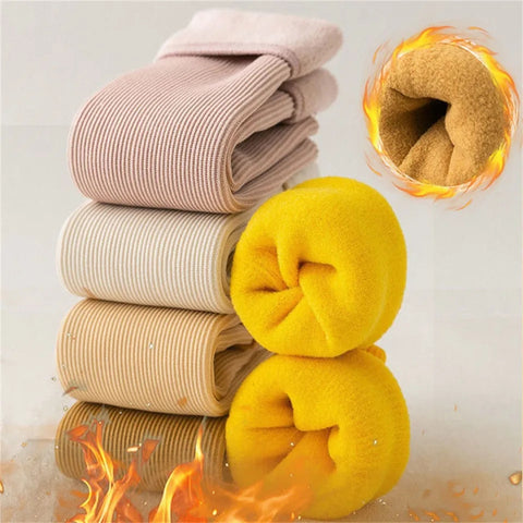 5 Pairs ladies Cashmere Velvet Fleece Socks
