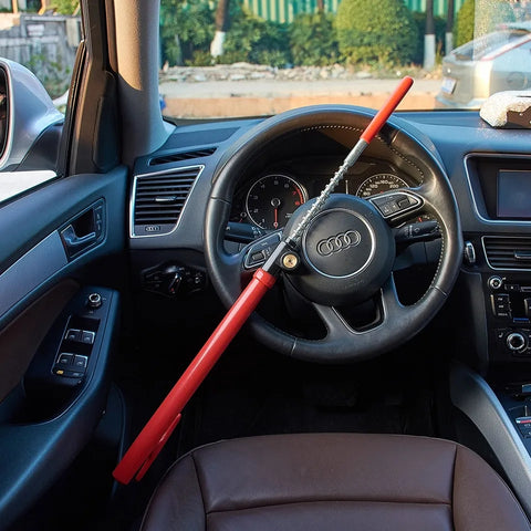 3 in 1 Auto Car Shift Lock Steering Wheel Lock Extendable Brake Pedal Lock