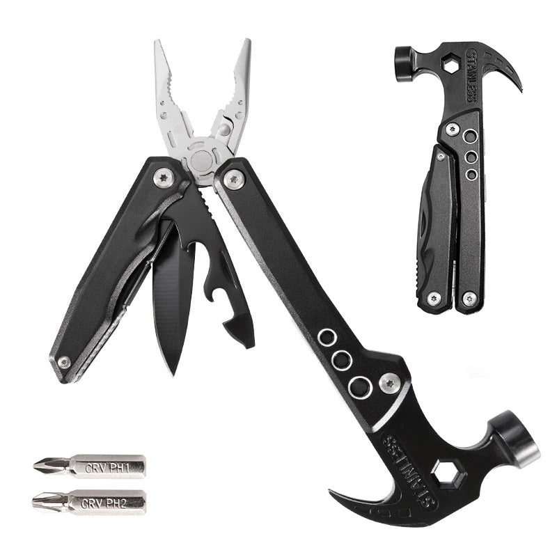 Multifunctional Outdoor Portable Emergency Hammer Tool - Plier