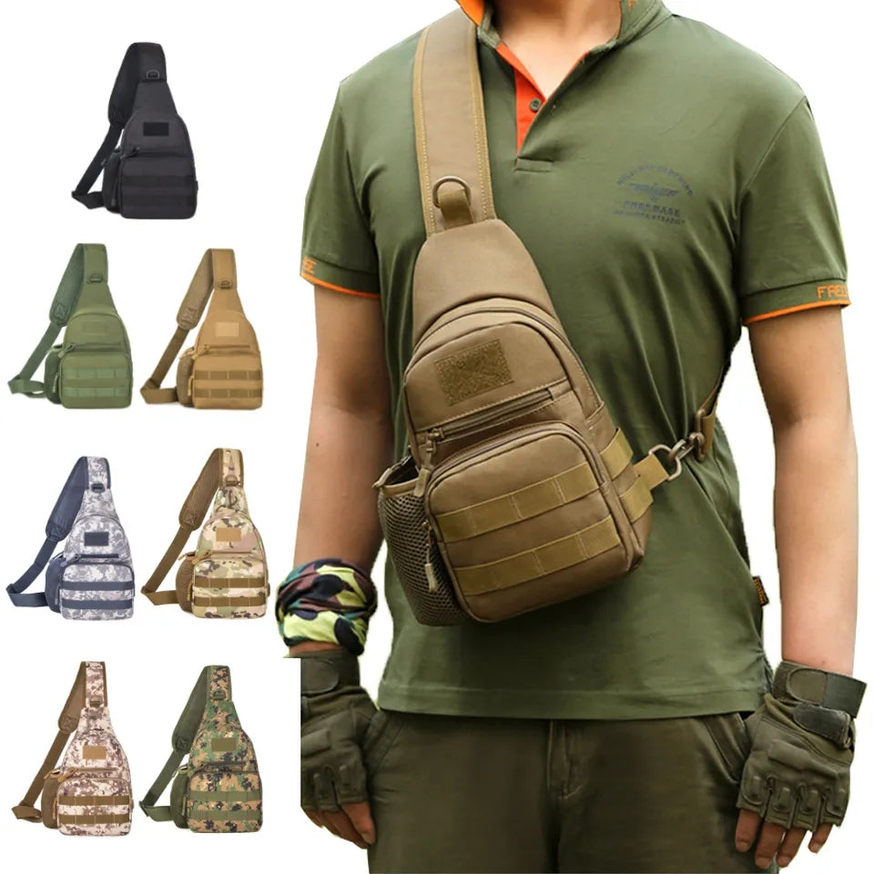 Tactical Shoulder Sling Backpack Crossbody Traveler Bag