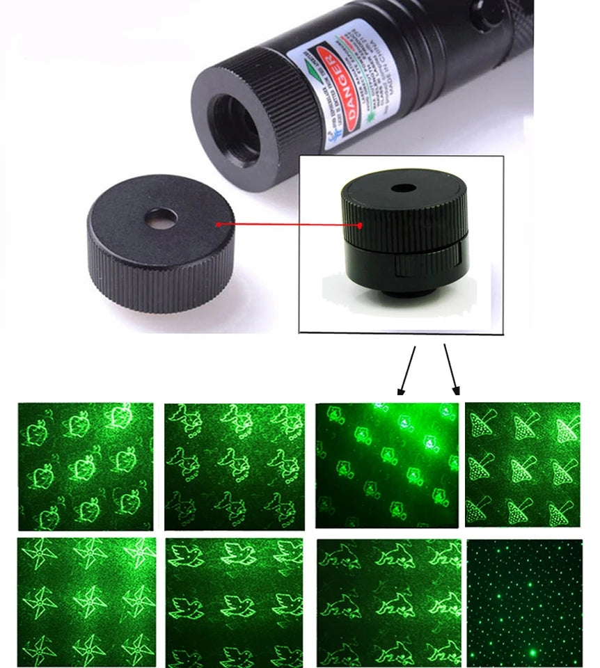 Rechargeable Laser Pointer Zoomable 1km range | model 301 303