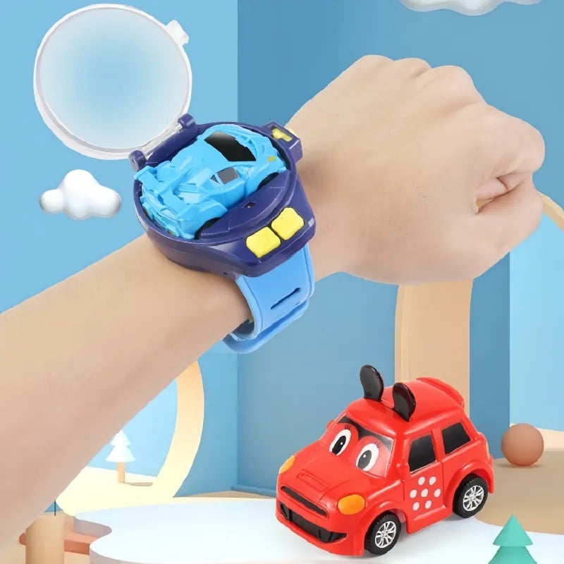 Portable Kids Mini Watch Remote Control Car Toy USB Charging - Birthday Gift