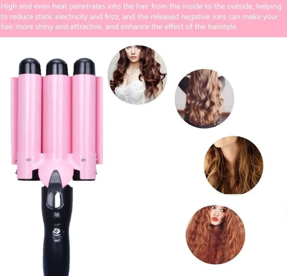 High Quality Hair Curling Iron Ceramic Triple Barrel Hair Curler Hair Waver Styling Tools Hair Styler