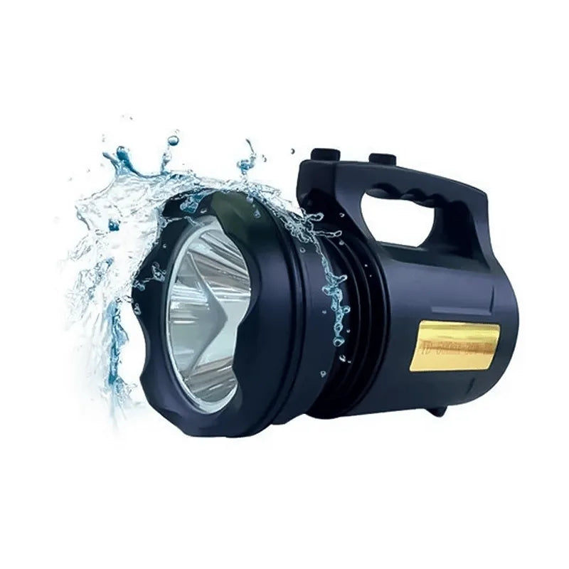 TD-6000A Super Bright Powerful Search Light 30 Watt Rechargeable Rechargeable Digital Searchlight