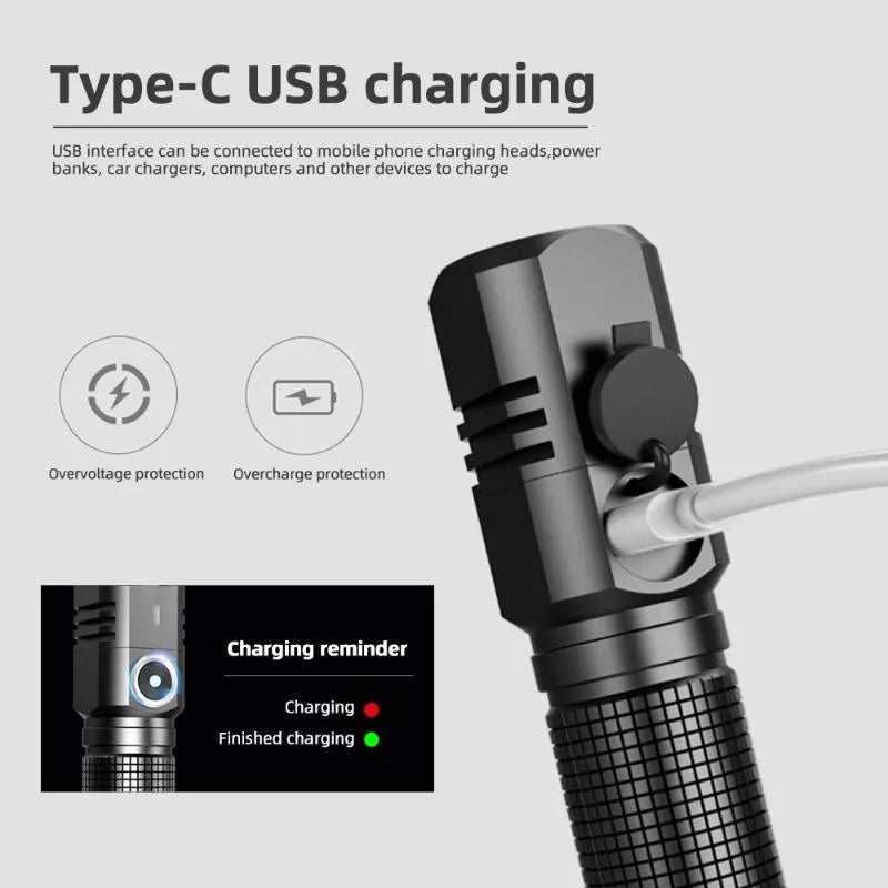 Mini High Quality Japan Imported Rechargeable Torch