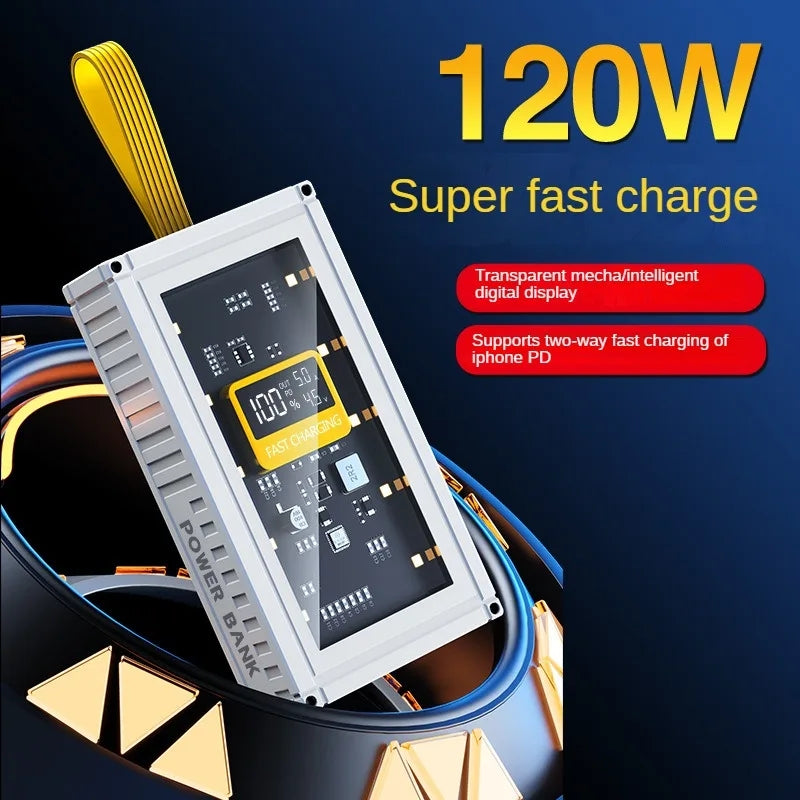 120w 20000mah Super Fast Power Bank
