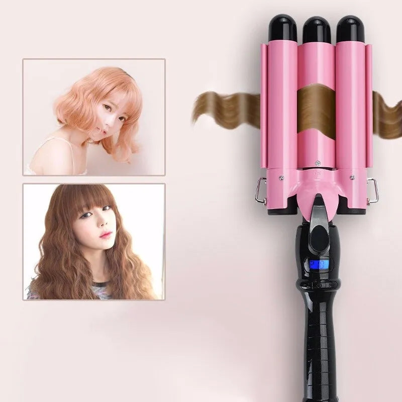 High Quality Hair Curling Iron Ceramic Triple Barrel Hair Curler Hair Waver Styling Tools Hair Styler