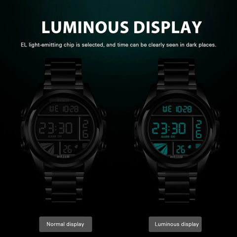 Power Brand Gold Quartz Watch water proof