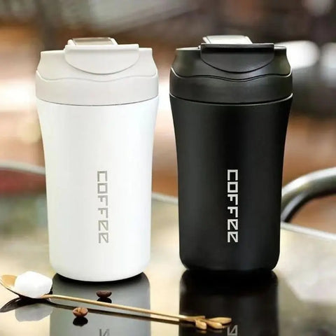 Double Stainless Steel 304 Coffee Mug Leak-Proof Thermos Mug Travel Thermal