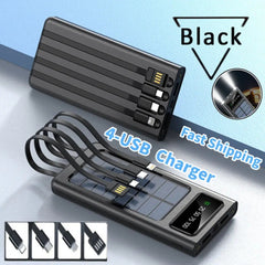 4 in 1 Solar Power Bank 10/20/50000mah Ultra-large Capacity