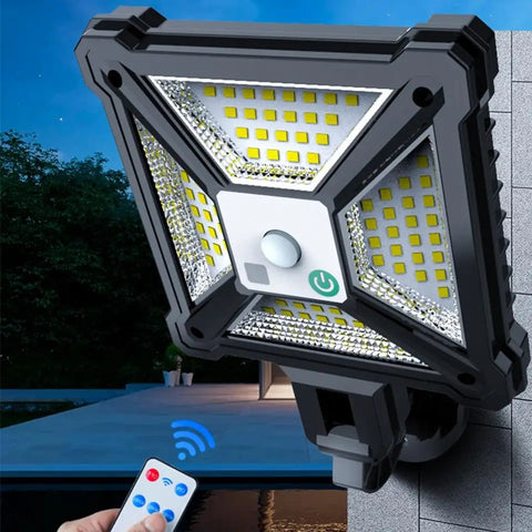 76 LED Solar Motion Sensor Light IP44 Waterproof