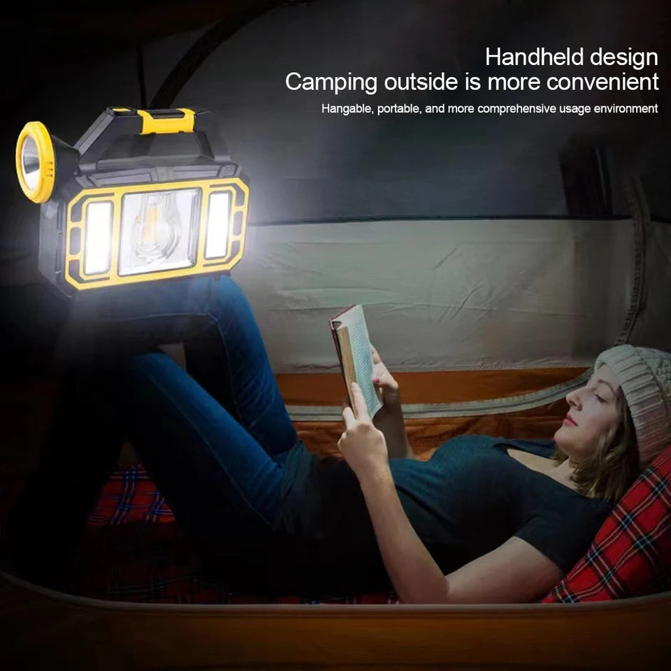 Solar Lantern Emergency Camping Lamp + Mobile Power Bank