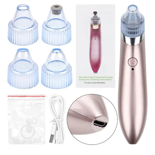 Blackhead suction Remover Pore Vacuum Acne Electric Pore Cleaner Whitehead Extractor Tool