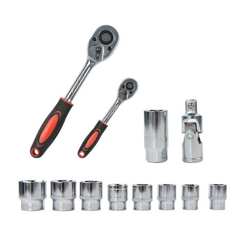 Russian 61 PCS Wrench Spanner Set Steel Auto Sleeve Combination Hardware Car Repair Tool Socket Set