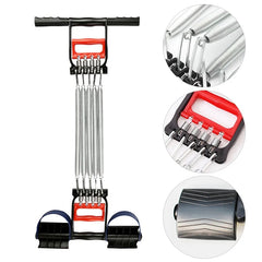 3 in 1 Chest Expander 5 Springs Strength Training Chest Expander Multifunctional Muscle Pull Exerciser Training Device