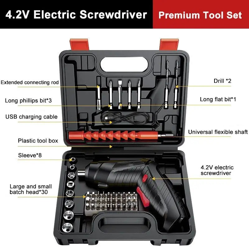 Electric Screwdriver Battery Rechargeable Cordless