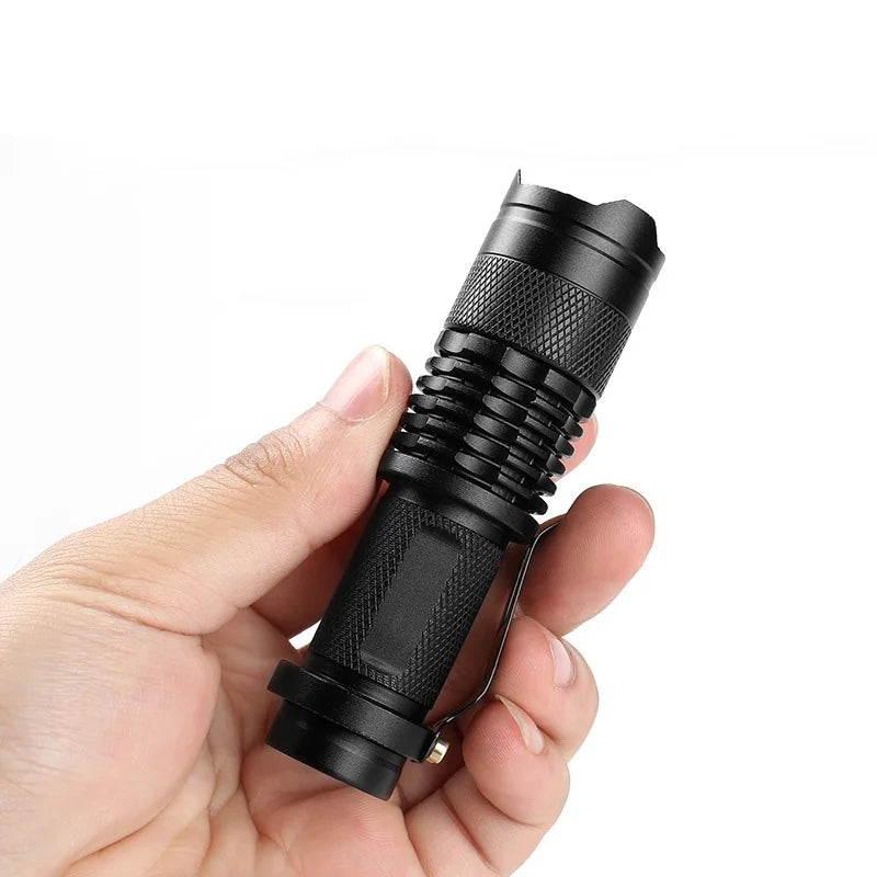 3 Mode Rechargeable Torch Light XPE+COB Dual Lights 1000LM Zoomable USB Flashlight