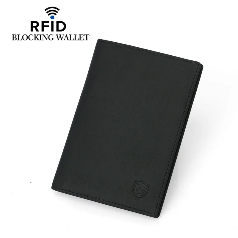 RFID Pu Leather Passport Cover Cards for Family Anti-theft Travel Passport Holder