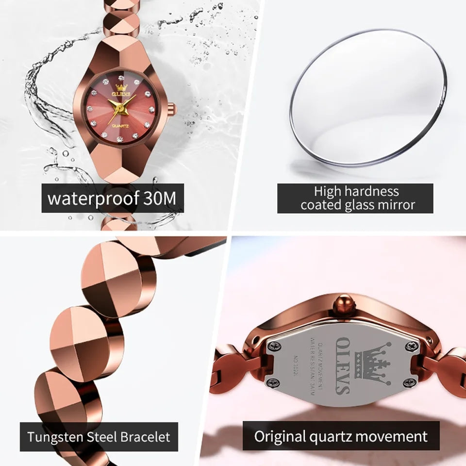 Ms. Fashion Waterproof bracelet  Women's high-end luxury women's watch