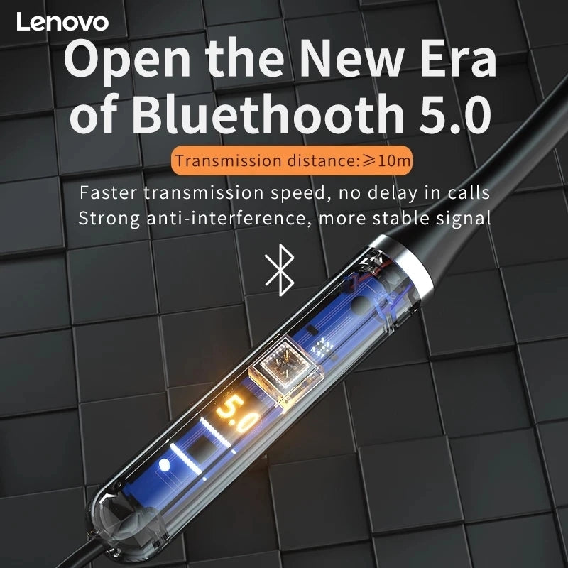 Origial Lenovo HE05X Bluetooth Earphones Earphone Waterproof Earplugs HIFI Sound