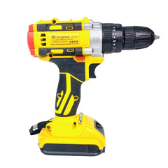 Dual Battery Gearbox 35 Pieces Chargeable Drill And Tool Kit Dawreek 24V