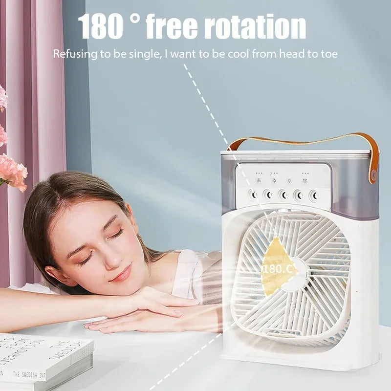 Portable Humidifier Fan AIr Conditioner Household Small Air Cooler