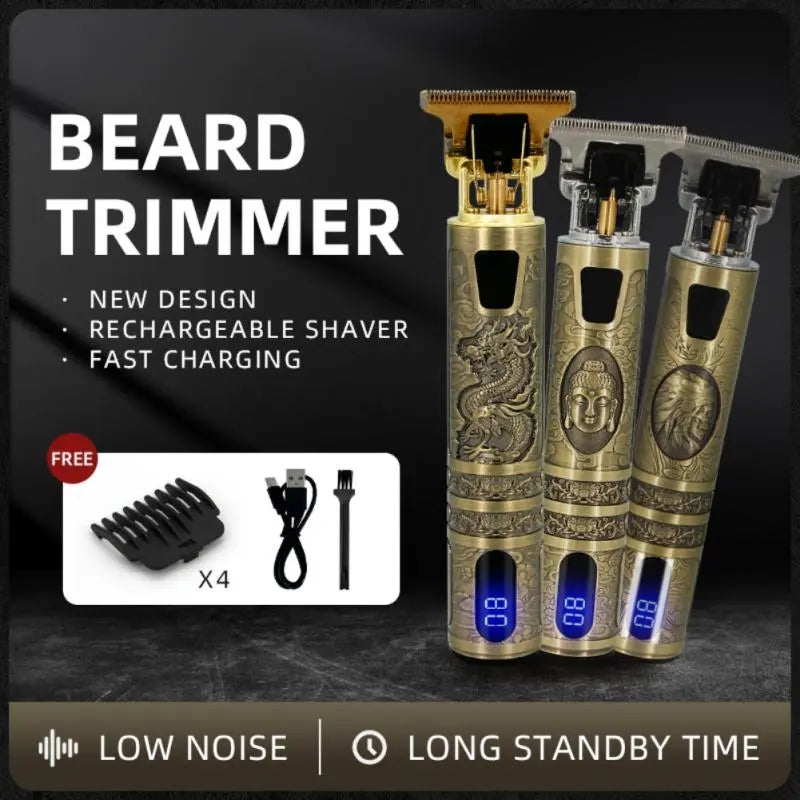 Full Body Hair Trimmer USB Vintage Electric Hair Trimmer