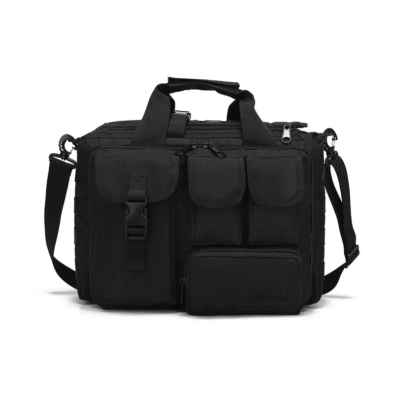 Tactical Multifunction Backpack Nylon Messenger Shoulder Bag Laptop Handbag